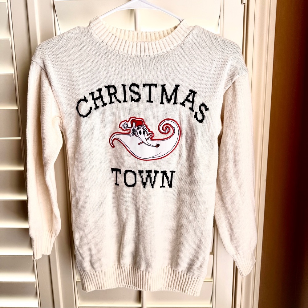 Disney Nightmare Before Christmas Zero Dog Christmas Town Sweater Size‎ M